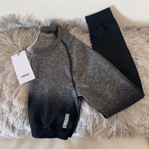 Gymshark Adapt Ombre Seamless Long Sleeve Crop Top - Picture 3 of 5